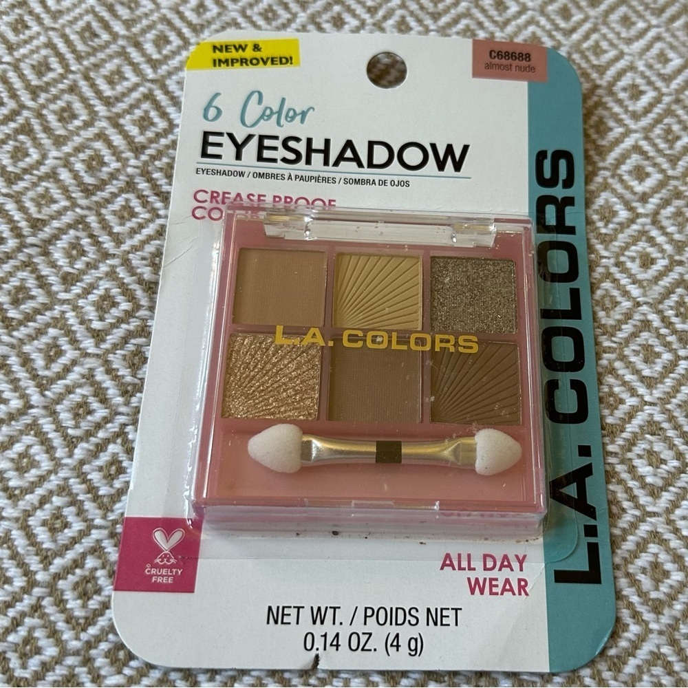 🌟3/$20🌟 L.A. Colors Eyeshadow 6 Color Eyeshadow